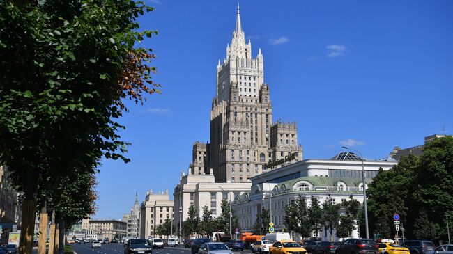 Здание Министерства иностранных дел России в Москве