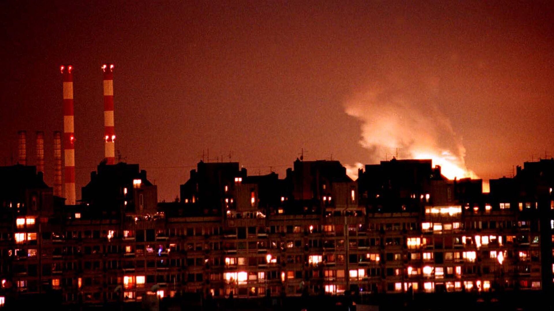 Бомбордировка Белграда силами НАТО в 1999 году  - РИА Новости, 1920, 20.03.2024